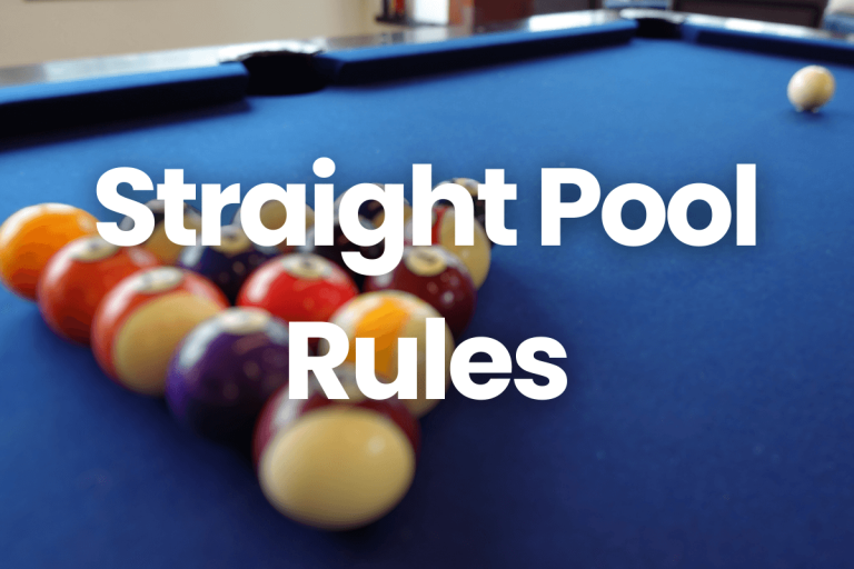 Straight Pool Rules