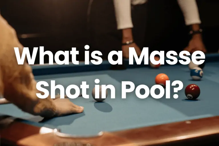 Masse Shot in Pool